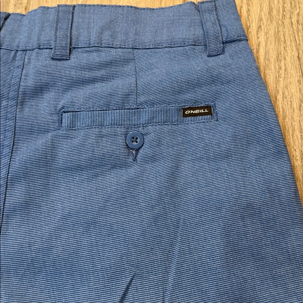 O'Neill Microfiber Blend Short Size 30‎ Blue Stripe Standard Fit Stretch NWT